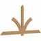 Ekena Millwork Redmond Smooth Timber Gable Bracket, Western Red Cedar, 96"W x 48"H x 1 1/2"D x 5 1/2"F, 12/12 Pitch GBW096X48X0206RED00SWR - alternate 5